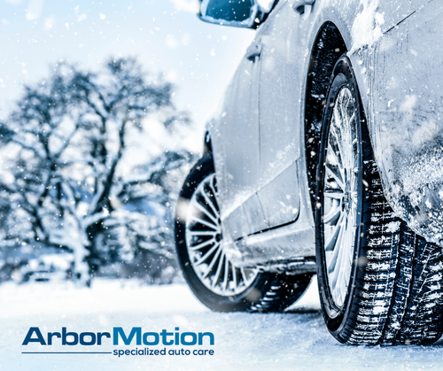 European Car Driving in the Snow